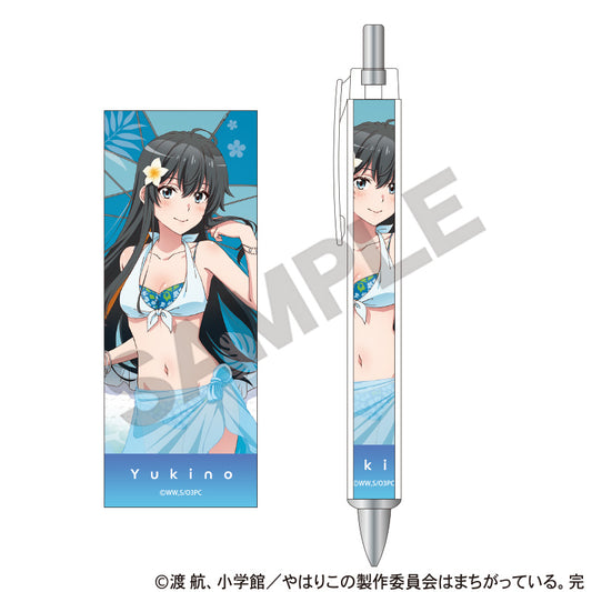 Yahari Ore no Seishun Love-come wa Machigatteiru. Kan Ballpoint Pen Yukinoshita Yukino Swimwear Parasol — anime figure dropshipping supplier