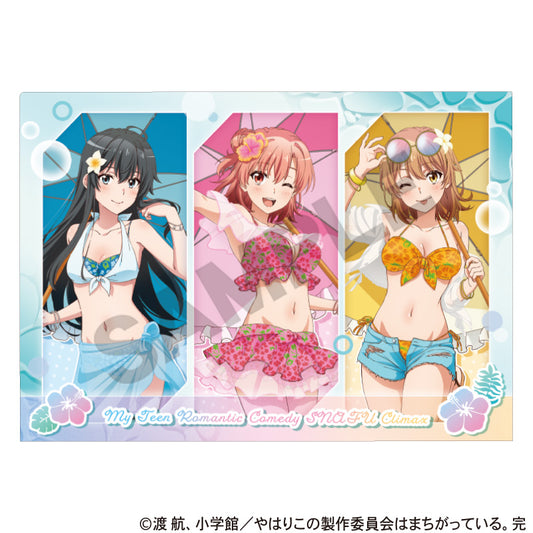 Yahari Ore no Seishun Love-come wa Machigatteiru. Kan Single Clear File Group Swimwear Parasol — anime figure dropshipping supplier