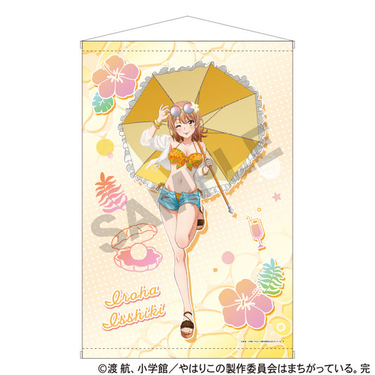 Yahari Ore no Seishun Love-come wa Machigatteiru. Kan B2 Tapestry Isshiki Iroha Swimwear Parasol — best anime merchandise wholesaler USA