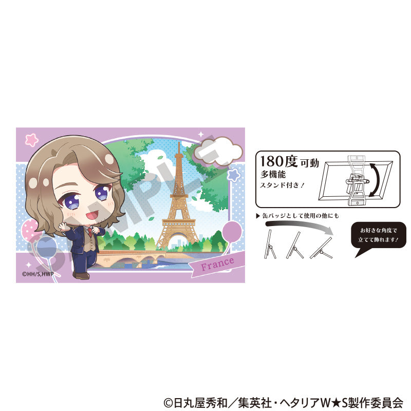 Hetalia World Stars Art Can Badge France Chimaniwa — where to buy anime figures wholesale USA