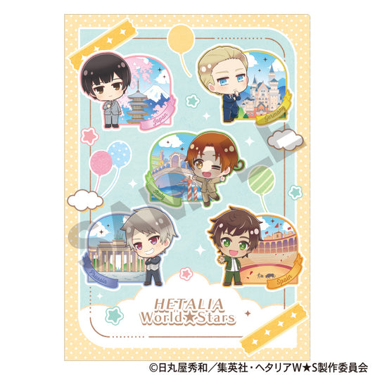Hetalia World Stars Single Clear File Yellow Chimaniwa — anime figure dropshipping supplier