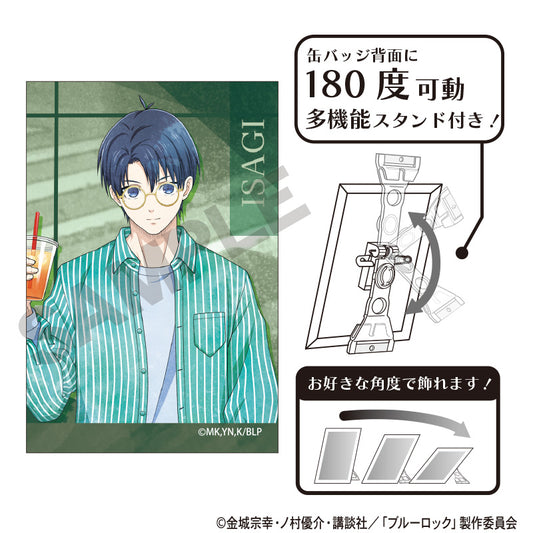 Blue Lock Art Can Badge Isagi Yoichi Holiday Glasses Nuance Color - bulk anime toys for retailers USA