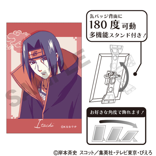 NARUTO -Shippuden- Art Can Badge Uchiha Itachi Hitoyasumi Cru-palette — Naruto figures wholesale
