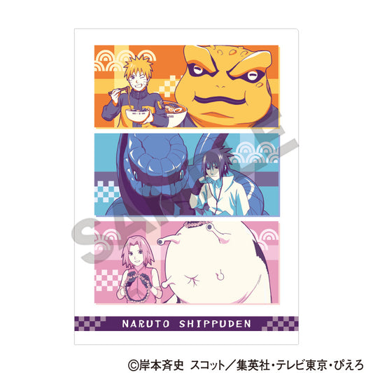 NARUTO -Shippuden- Single Clear File Naruto & Sasuke & Sakura Hitoyasumi Cru-palette — Naruto figures wholesale