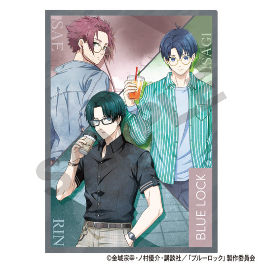 Blue Lock Single Clear File Gray Holiday Glasses Nuance Color - PVC anime figures wholesale
