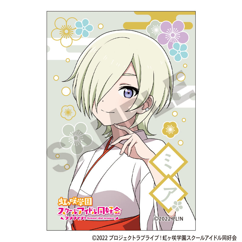 Love Live! Nijigasaki High School Idol Club Square Japanese Paper Can Badge Mia Taylor - anime store wholesale supplier