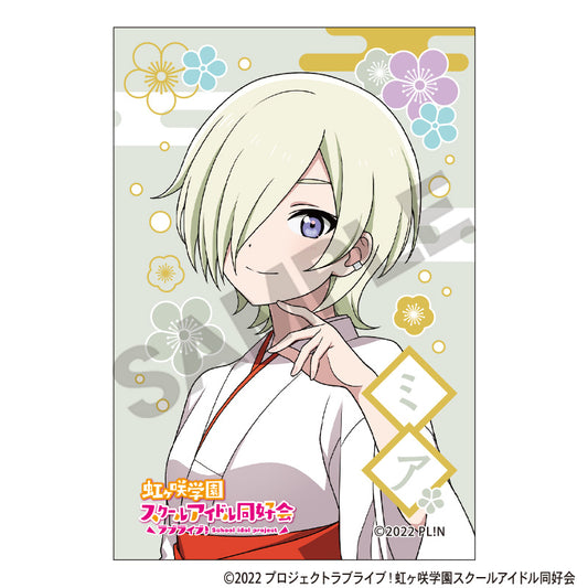Love Live! Nijigasaki High School Idol Club Square Japanese Paper Can Badge Mia Taylor - anime store wholesale supplier