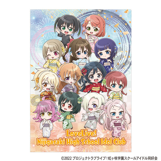 Love Live! Nijigasaki High School Idol Club Single Clear File Summer Festival 2025 Mini Character - anime model kits wholesale