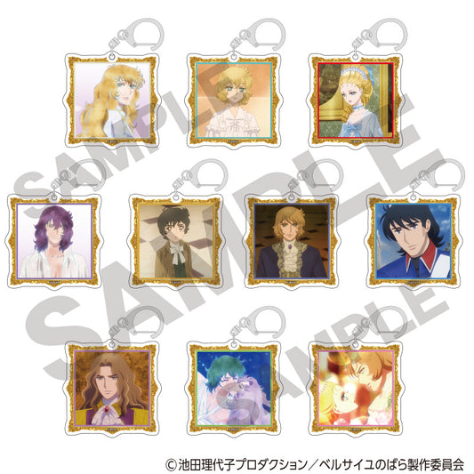 The Rose of Versailles Trading Acrylic Key Chain - anime keychains wholesale