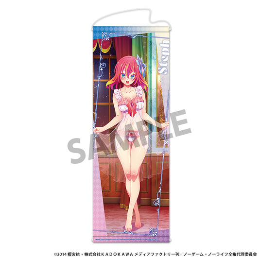 No Game No Life Original Illustration Slim Tapestry Stephanie Dola Nightwear Ver. — anime figures wholesale near me