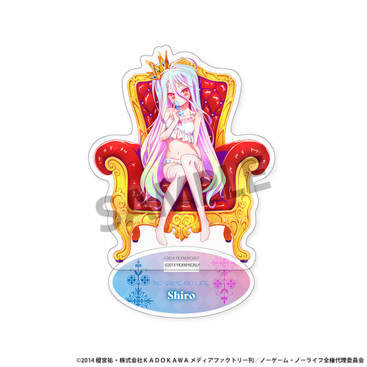 No Game No Life Original Illustration Acrylic Stand Shiro Nightwear Ver. — anime acrylic stand wholesale