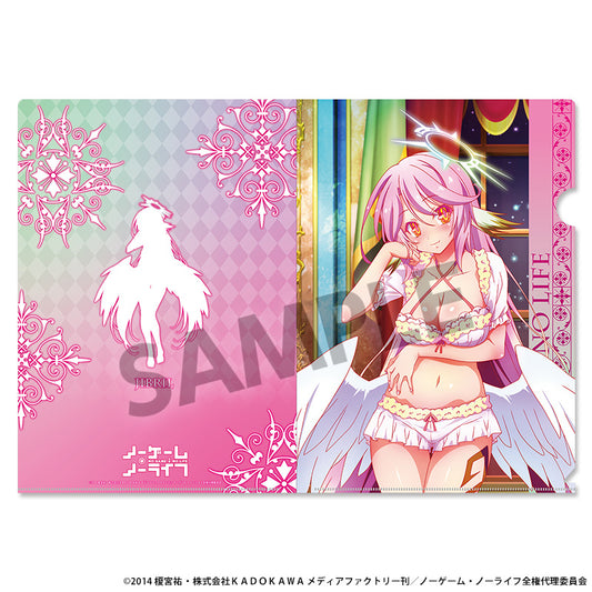 No Game No Life Original Illustration Clear File Jibril Nightwear Ver. — anime collectibles bulk distributor