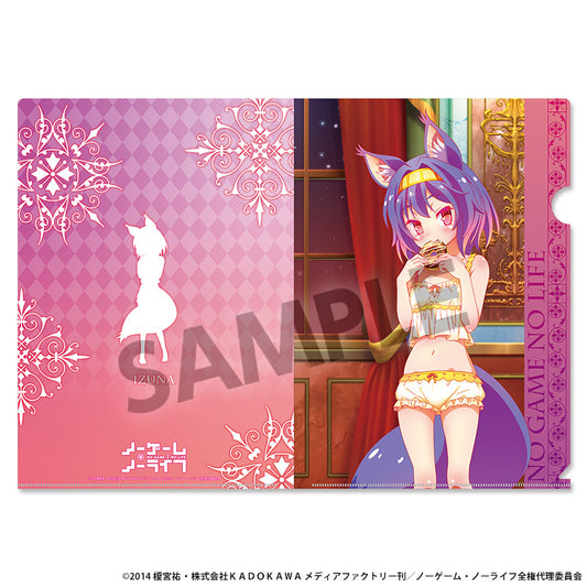 No Game No Life Original Illustration Clear File Hatsuse Izuna Nightwear Ver. — anime figure wholesale price list