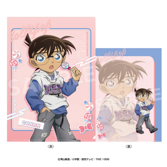 Detective Conan Clear File Lollipop Edogawa Conan - scale anime figures wholesale