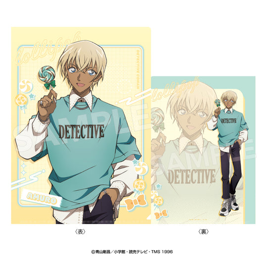 Detective Conan Clear File Lollipop Amuro Toru - import anime figures wholesale from Japan