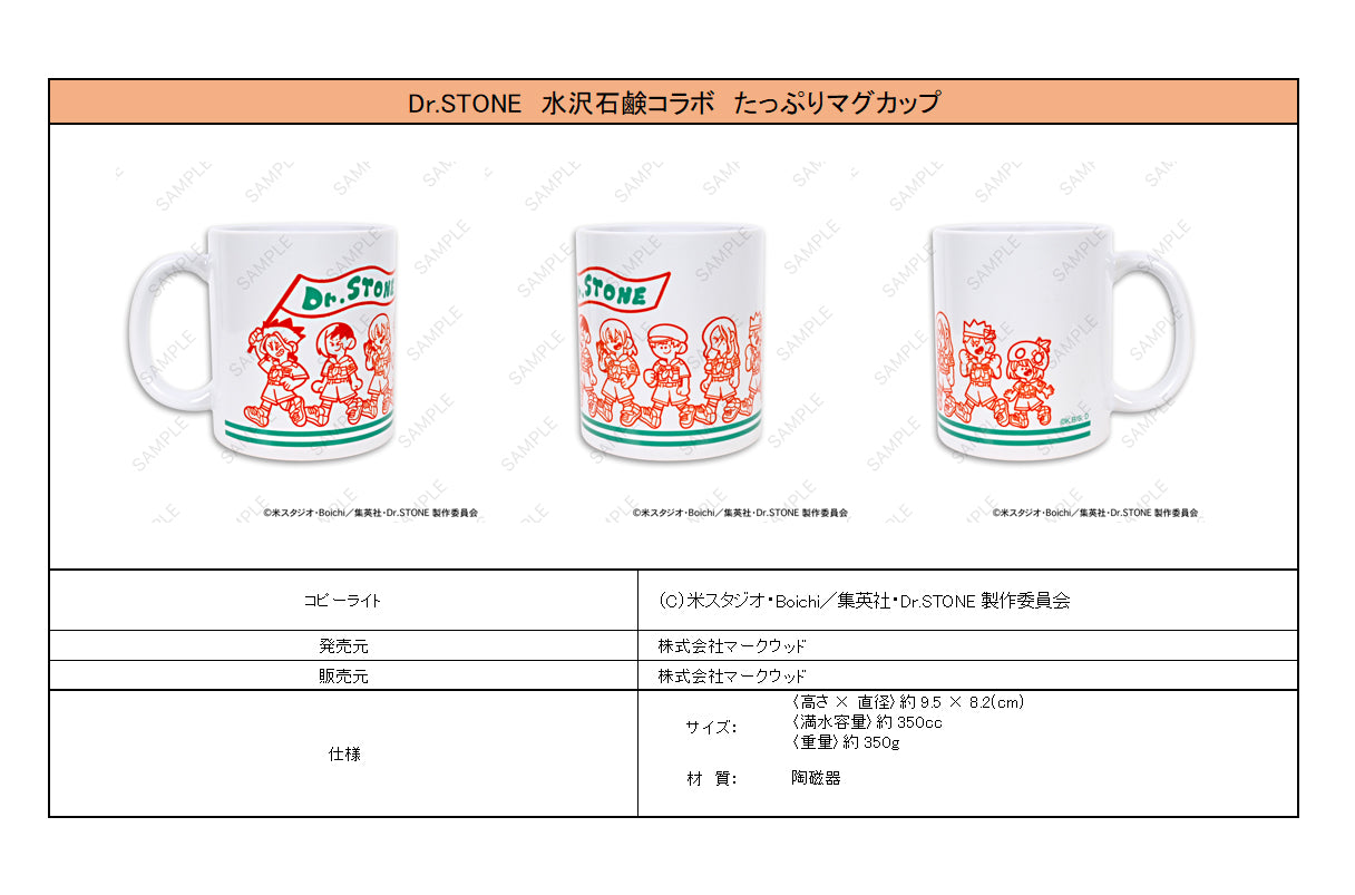 Dr. Stone Mizusawa Sekken Collaboration Plenty Mug A - anime figures wholesale