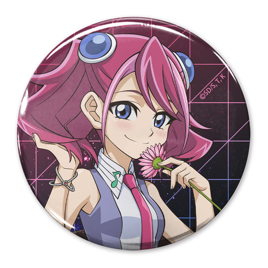 Yu-Gi-Oh! Arc-V Original Illustration Hiiragi Yuzu 65mm Can Badge Ichirin no Yurameki Ver. — where to buy anime figures wholesale USA