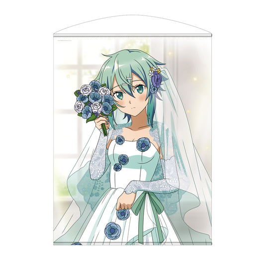 Sword Art Online Original Illustration Sinon 100cm Tapestry Wedding Dress Ver. - collectible anime toys wholesale