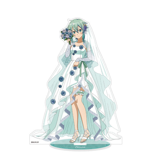 Sword Art Online Original Illustration Sinon Acrylic Stand (Large) Wedding Dress Ver. - anime acrylic stand wholesale