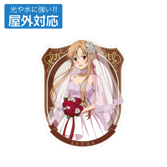 Sword Art Online Original Illustration Asuna Outdoors Sticker Wedding Dress Ver. - anime statue wholesale