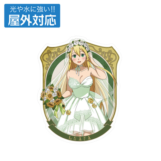 Sword Art Online Original Illustration Leafa Outdoors Sticker Wedding Dress Ver. - SEGA figures wholesale