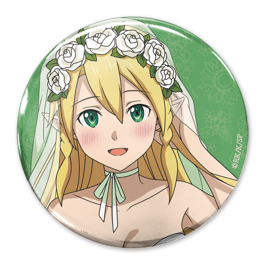 Sword Art Online Original Illustration Leafa 65mm Can Badge Wedding Dress Ver. - collectible anime toys wholesale