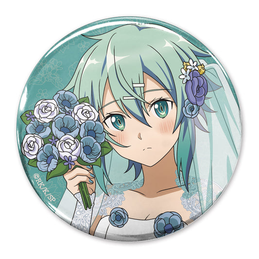 Sword Art Online Original Illustration Sinon 65mm Can Badge Wedding Dress Ver. - anime figure wholesale price list