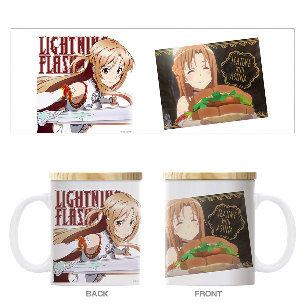 Sword Art Online Asuna to Hitoyasumi Full Color Mug with Lid - Re-ment figures wholesale
