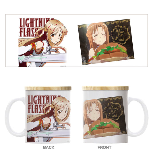 Sword Art Online Asuna to Hitoyasumi Full Color Mug with Lid - Re-ment figures wholesale