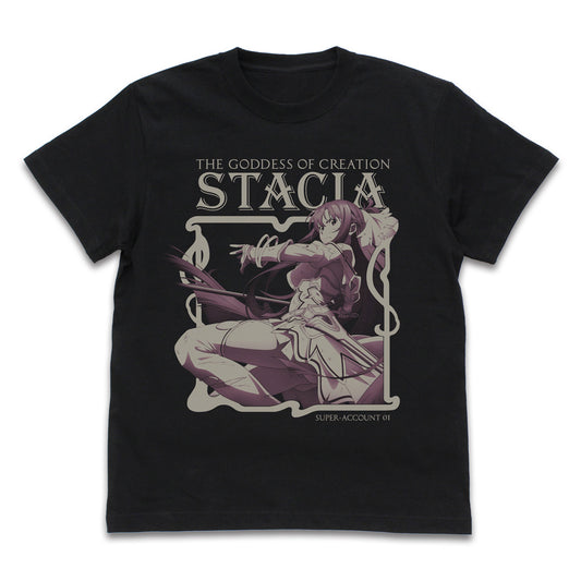 Sword Art Online UW Goddess of Creation Stacia Leafa T-shirt Black (M Size) - PVC anime figures wholesale