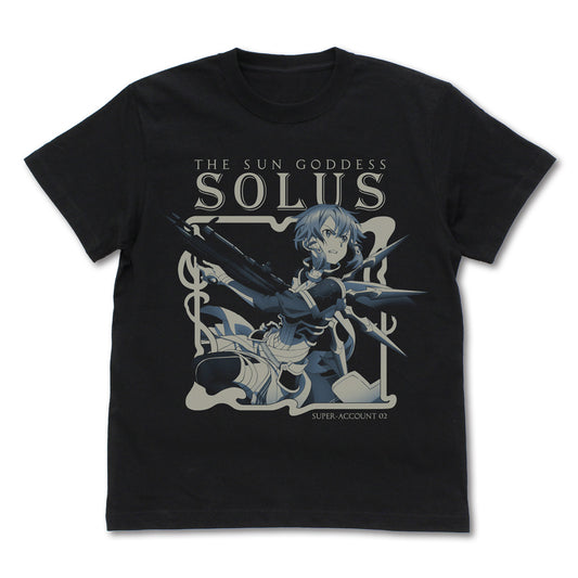 Sword Art Online UW Sun Goddess Solus Sinon T-shirt Black (S Size) - Taito figures wholesale