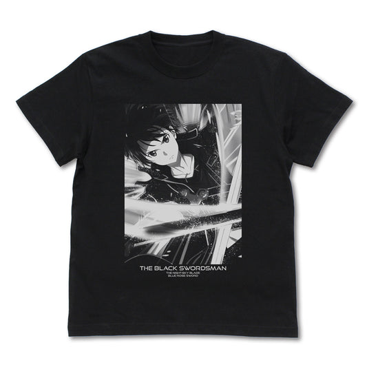 Sword Art Online Nitouryu Kirito T-shirt Black (M Size) - wholesale anime mini figures