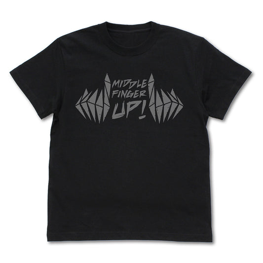 Girls Band Cry Nakayubi Tateteke! T-shirt Black (L Size) - anime figures wholesale near me