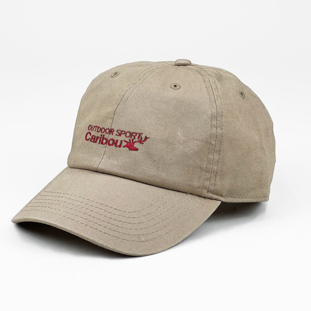 Yurucamp Season 3 Caribou Embroidery Low Cap Khaki - anime figures wholesale