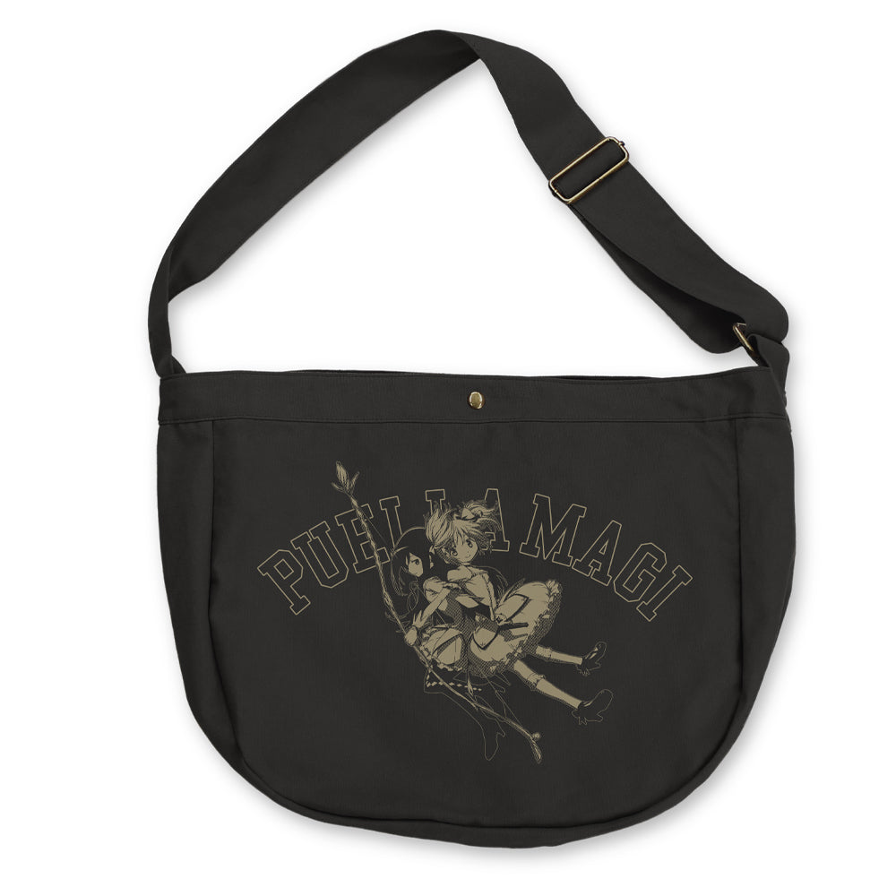 Puella Magi Madoka Magica the Movie New Feature: Rebellion Madoka & Homura Newspaper Bag Black - Japanese anime wholesale USA