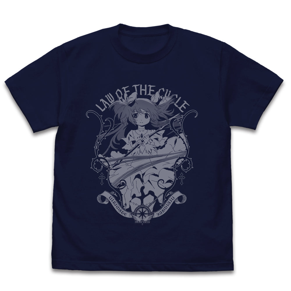 Puella Magi Madoka Magica the Movie New Feature: Rebellion Ultimate Madoka T-shirt Navy (XL Size) - Nendoroid wholesale supplier
