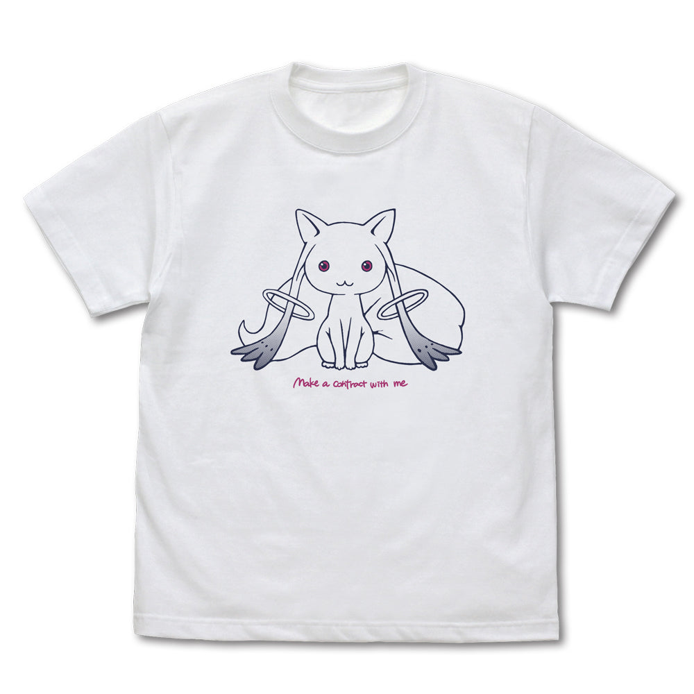 Puella Magi Madoka Magica the Movie New Feature: Rebellion Kyubey Line Art T-shirt White (M Size) - Good Smile Company wholesale