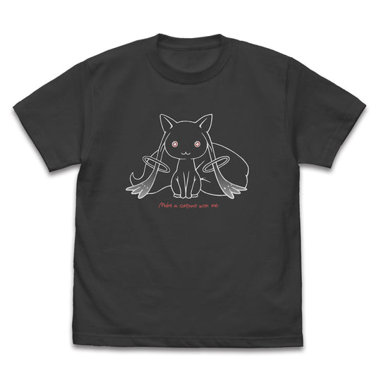 Puella Magi Madoka Magica the Movie New Feature: Rebellion Kyubey Line Art T-shirt Sumi (XL Size) - Banpresto wholesale supplier