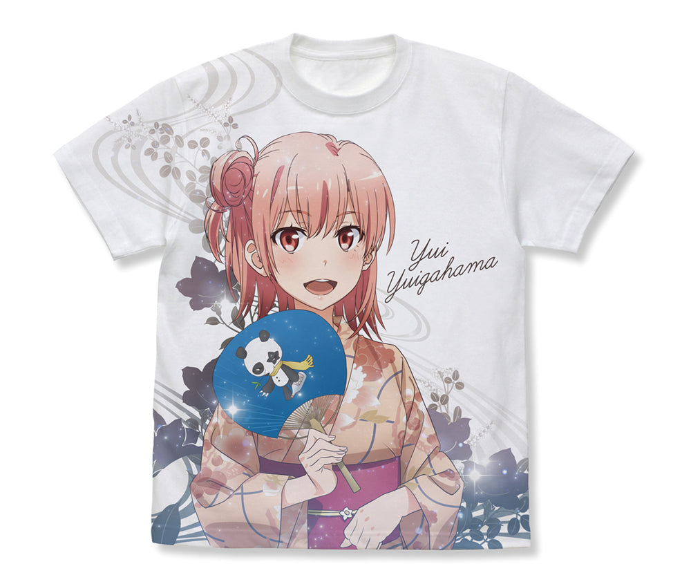 Yahari Ore no Seishun Love-come wa Machigatteiru. Kan Yuigahama Yui Full Graphic T-shirt White (L Size) — anime store wholesale supplier