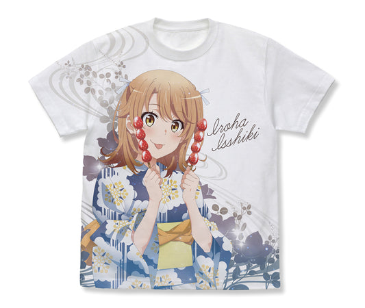 Yahari Ore no Seishun Love-come wa Machigatteiru. Kan Isshiki Iroha Full Graphic T-shirt White (M Size) — anime figure wholesale price list