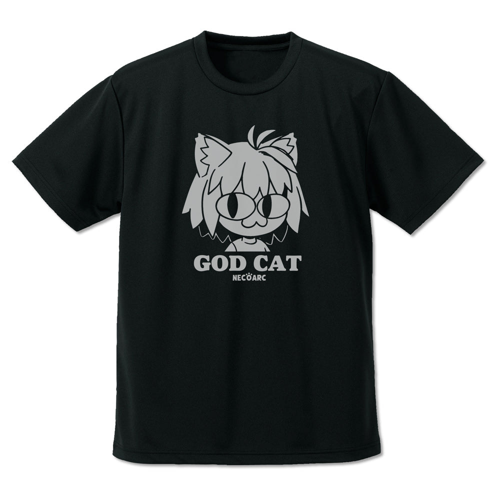 TSUKIHIME -A Piece of Blue Glass Moon- GOD CAT Neco Arc Dry T-shirt Black (L Size) - ORANGE ROUGE figures wholesale