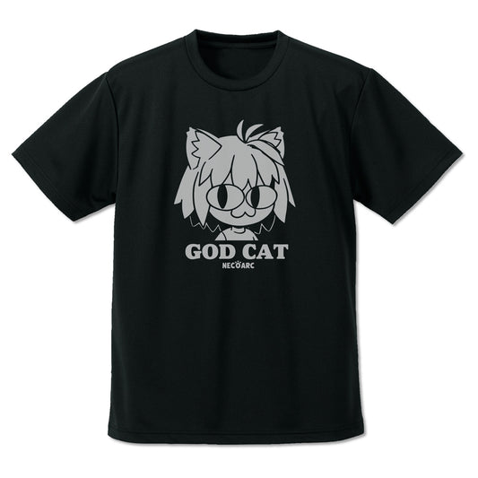 TSUKIHIME -A Piece of Blue Glass Moon- GOD CAT Neco Arc Dry T-shirt Black (XL Size) - anime figure dropshipping supplier