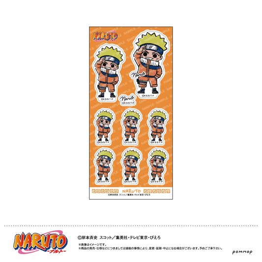 NARUTO Sticker -Yuru Style mini- A Uzumaki Naruto - anime keychains wholesale