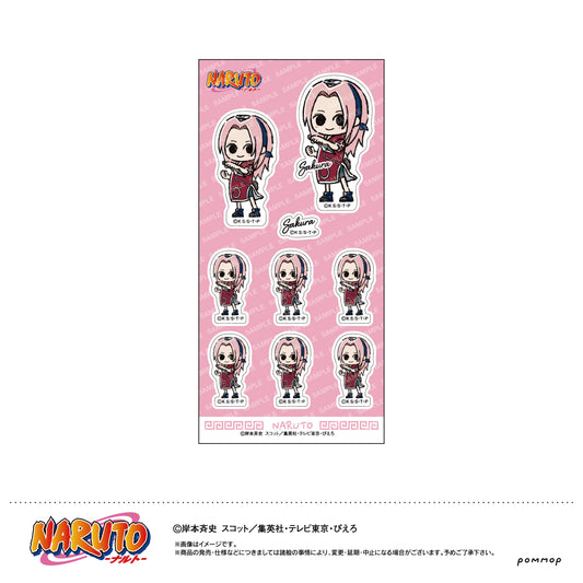 NARUTO Sticker -Yuru Style mini- C Haruno Sakura - best anime merchandise wholesaler USA