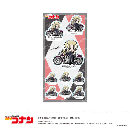 Detective Conan Sticker -Yuru Style mini Vol. 4- E Vermouth - anime figures wholesale near me