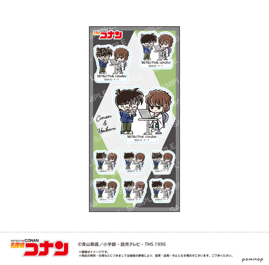Detective Conan Sticker -Yuru Style mini Vol. 4- F Conan & Haibara - Kotobukiya figures wholesale