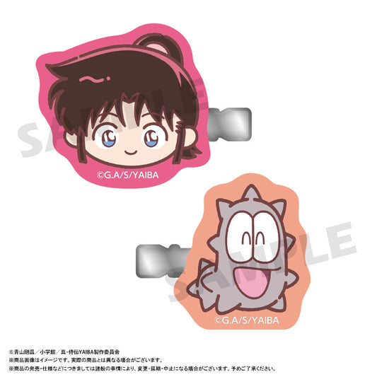 YAIBA: Samurai Legend Yurukoro Face Hair Clip Set B Mine Sayaka & Mr. Sea Cucumber — anime figure dropshipping supplier