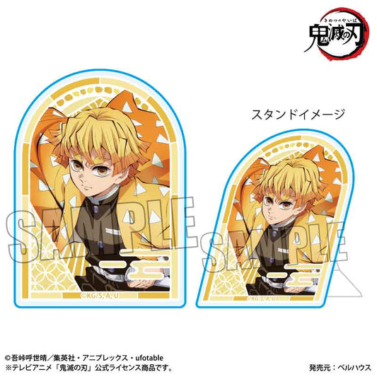 Standy Acrylic Badge Demon Slayer: Kimetsu no Yaiba Agatsuma Zenitsu (Infinity Castle Arc Ver.) — Demon Slayer figures wholesale