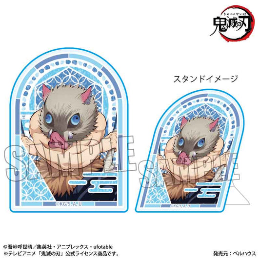 Standy Acrylic Badge Demon Slayer: Kimetsu no Yaiba Hashibira Inosuke (Infinity Castle Arc Ver.) — Demon Slayer figures wholesale