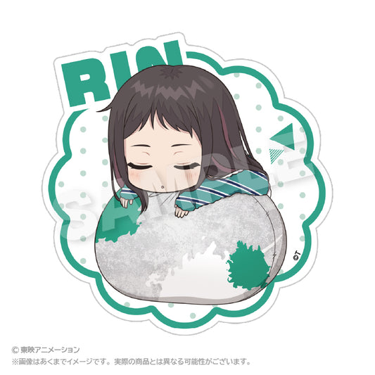 Girls Band Cry Fuwamin Die-cut Sticker Rin - FURYU figures wholesale